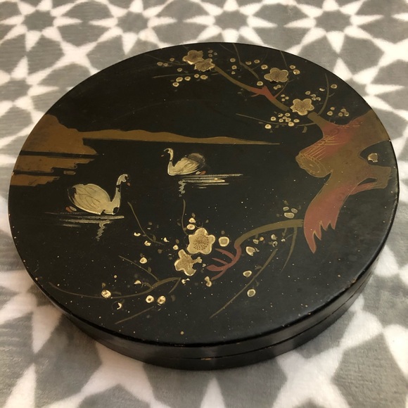 Vintage Japanese lusterware serving dish cherry blossoms 🌸 - Picture 5 of 7